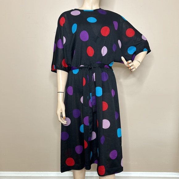 Vintage Polka Dot Dress - Picture 5 of 15